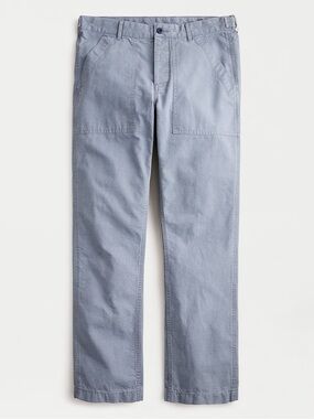 Wallace & Barnes military camp pant in organic cotton-hemp